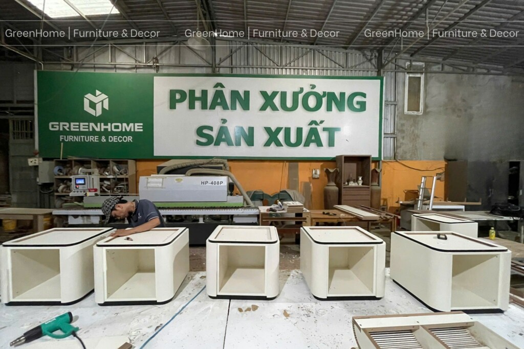 sản xuất lắp đặt nội thất công trình khu biệt thự Phước Sơn 1