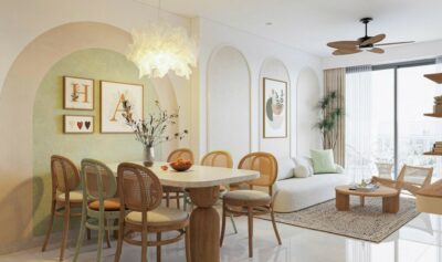 THIẾT KẾ NỘI THẤT CĂN HỘ WABI SABI TẠI VŨNG TÀU CENTRE POINT.