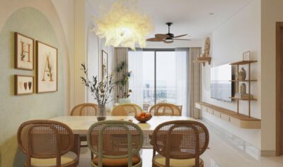 THIẾT KẾ NỘI THẤT CĂN HỘ WABI SABI TẠI VŨNG TÀU CENTRE POINT.