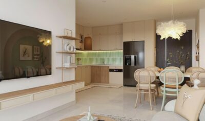 THIẾT KẾ NỘI THẤT CĂN HỘ WABI SABI TẠI VŨNG TÀU CENTRE POINT.