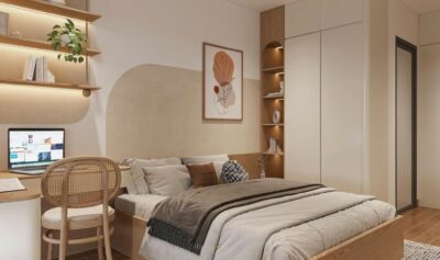 THIẾT KẾ NỘI THẤT CĂN HỘ WABI SABI TẠI VŨNG TÀU CENTRE POINT.