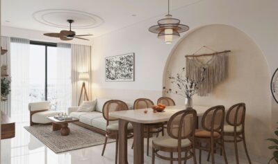 THIẾT KẾ NỘI THẤT CĂN HỘ NHIỆT ĐỚI HIỆN ĐẠI TẠI VŨNG TÀU CENTRE POINT.