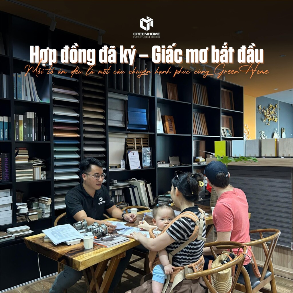 thiết kế và thi công nội thất GreenHome 1