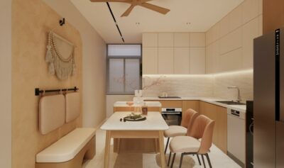 THIẾT KẾ NỘI THẤT NHÀ PHỐ PHONG CÁCH MODERN JAPANDI – TINH GIẢN, THANH LỊCH VÀ ĐẦY CẢM XÚC