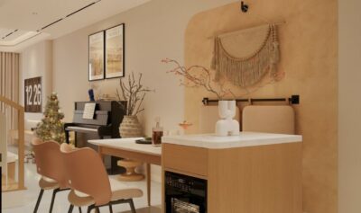 THIẾT KẾ NỘI THẤT NHÀ PHỐ PHONG CÁCH MODERN JAPANDI – TINH GIẢN, THANH LỊCH VÀ ĐẦY CẢM XÚC