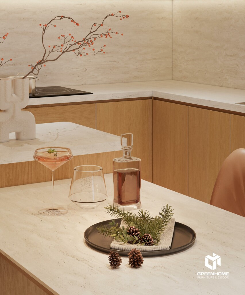 THIẾT KẾ NỘI THẤT NHÀ PHỐ PHONG CÁCH MODERN JAPANDI – TINH GIẢN, THANH LỊCH VÀ ĐẦY CẢM XÚC