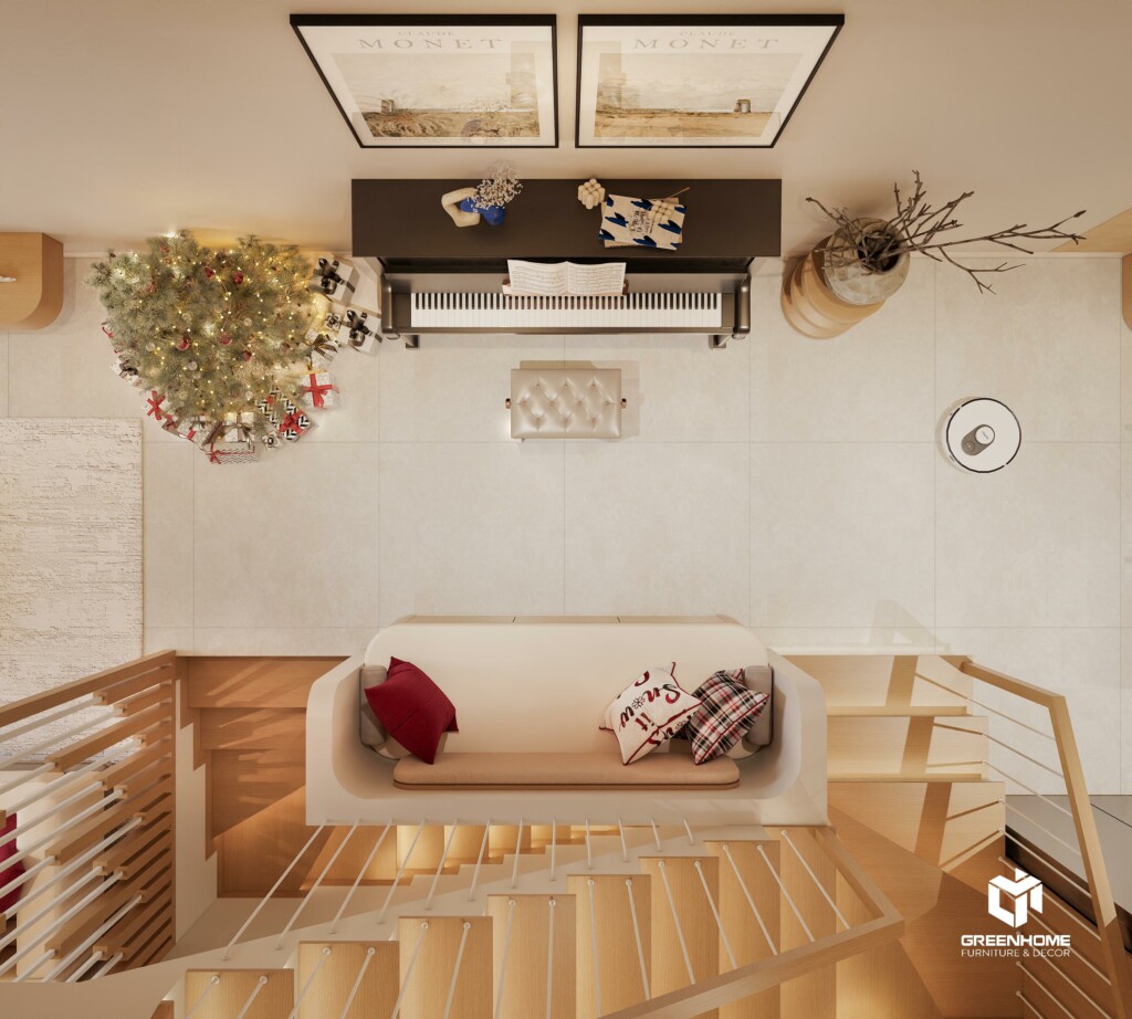 THIẾT KẾ NỘI THẤT NHÀ PHỐ PHONG CÁCH MODERN JAPANDI – TINH GIẢN, THANH LỊCH VÀ ĐẦY CẢM XÚC