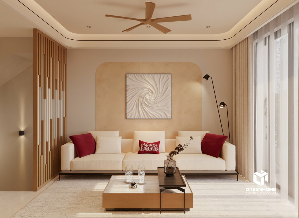 THIẾT KẾ NỘI THẤT NHÀ PHỐ PHONG CÁCH MODERN JAPANDI – TINH GIẢN, THANH LỊCH VÀ ĐẦY CẢM XÚC