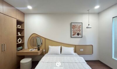 vách đầu giường gỗ An Cường căn hộ Vũng Tàu Centre Point