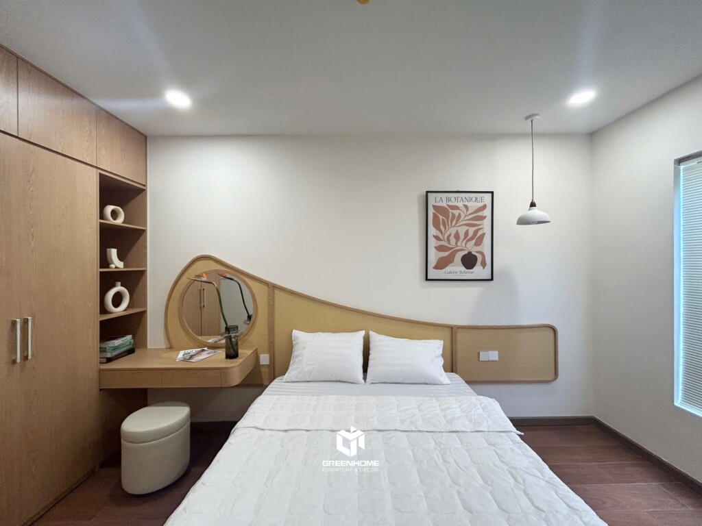 vách đầu giường gỗ An Cường căn hộ Vũng Tàu Centre Point