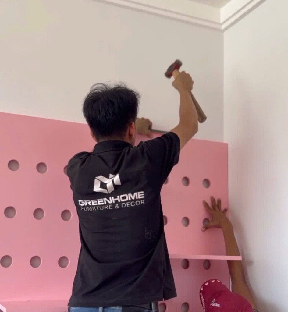 thi công phòng ngủ bé gái