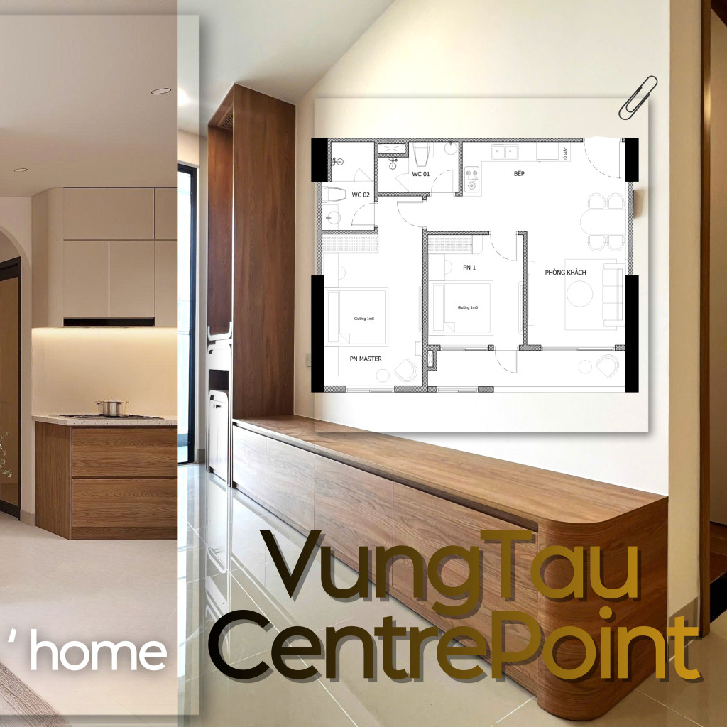 thi công nội thất căn hộ tại Vũng Tàu 2