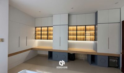 thi công nội thất phòng ngủ bé trai tại Vũng Tàu 13