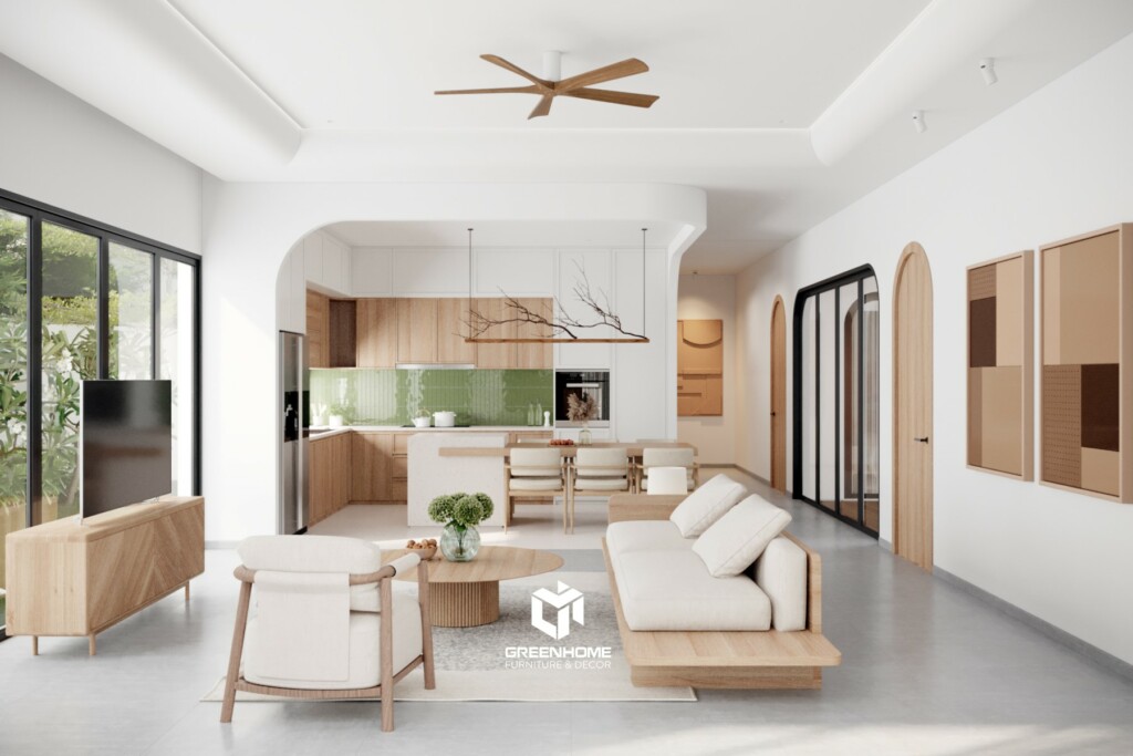 NỘI THẤT BIỆT THỰ VƯỜN ĐỒNG NAI - KẾT NỐI THIÊN NHIÊN VÀ CON NGƯỜI
