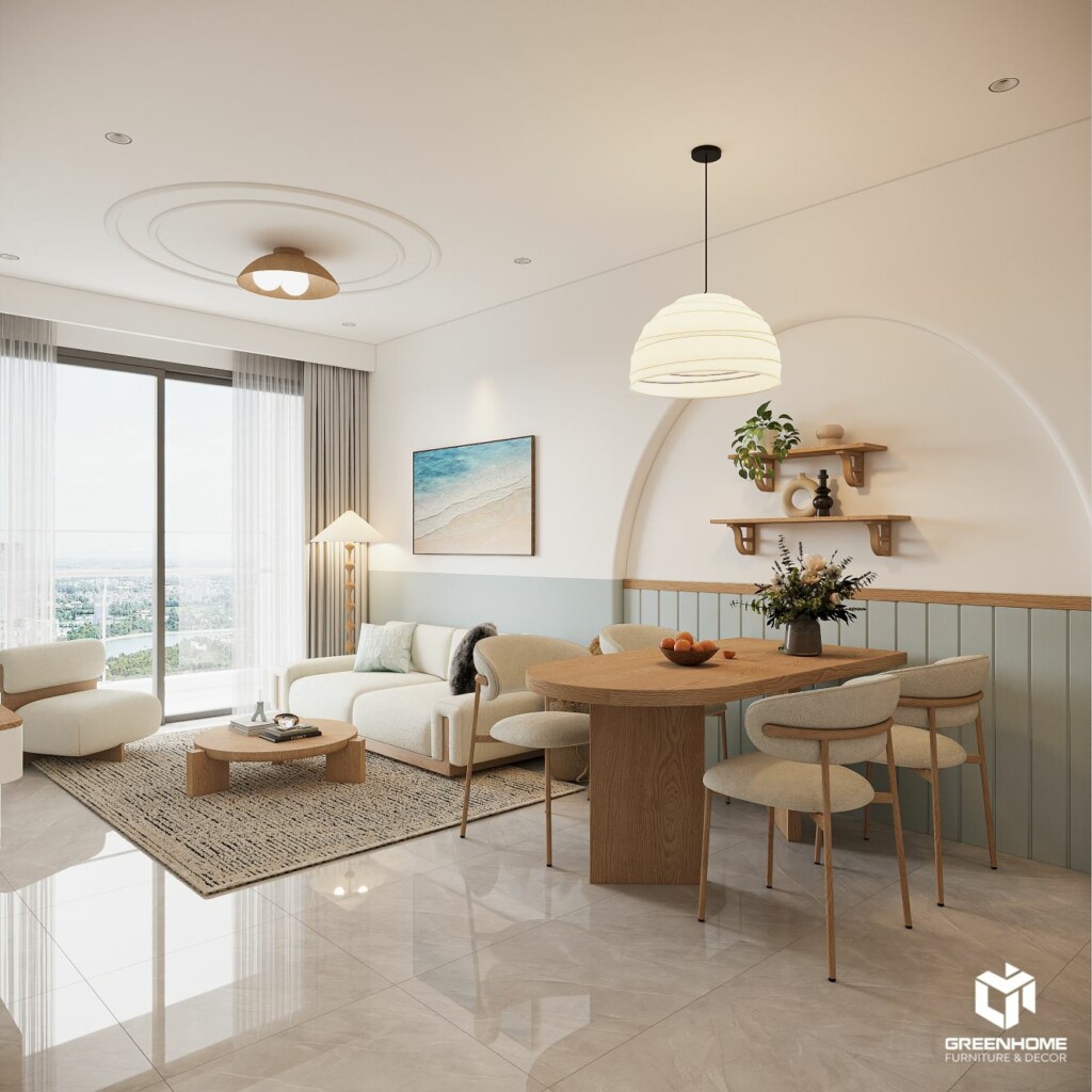 ẤN TƯỢNG VỚI NỘI THẤT CĂN HỘ CHUẨN WABI SABI Ở VŨNG TÀU 