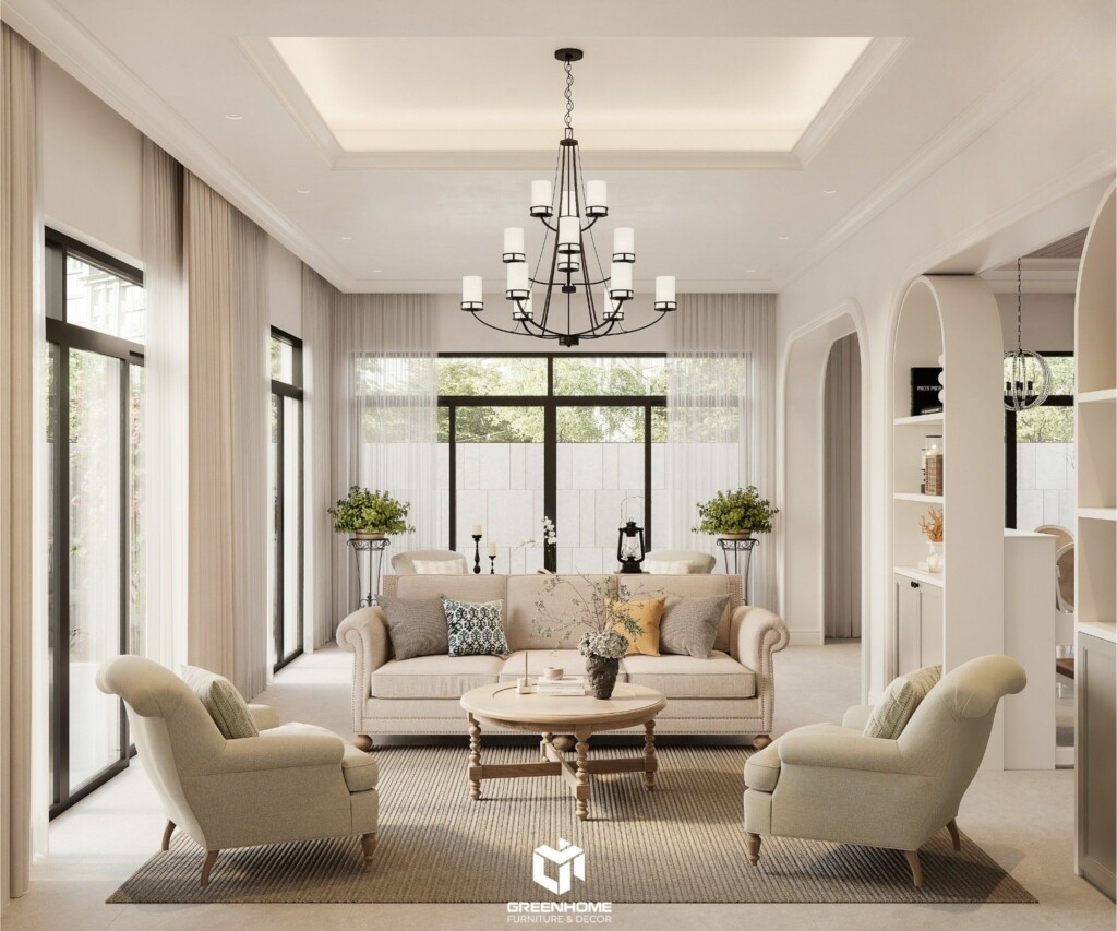 SANG TRỌNG VÀ TINH TẾ VỚI NỘI THẤT NHÀ VƯỜN LA VIDA Ở VŨNG TÀU